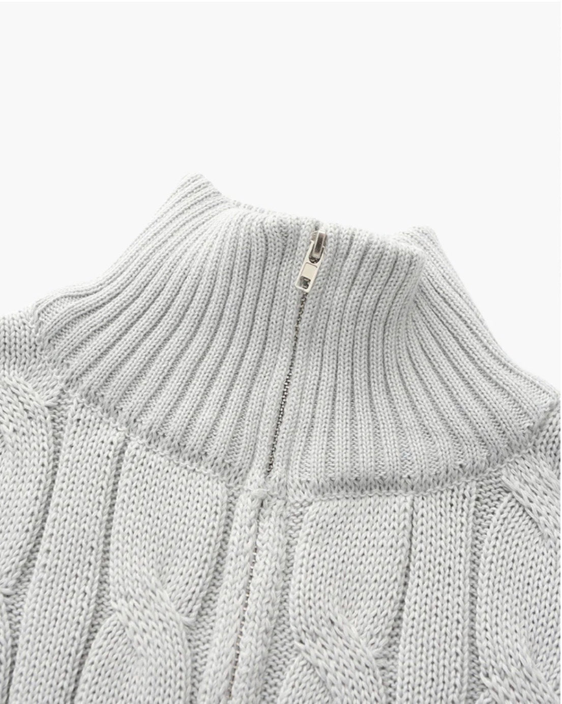 Saint-Tropez Half Zip Sweater
